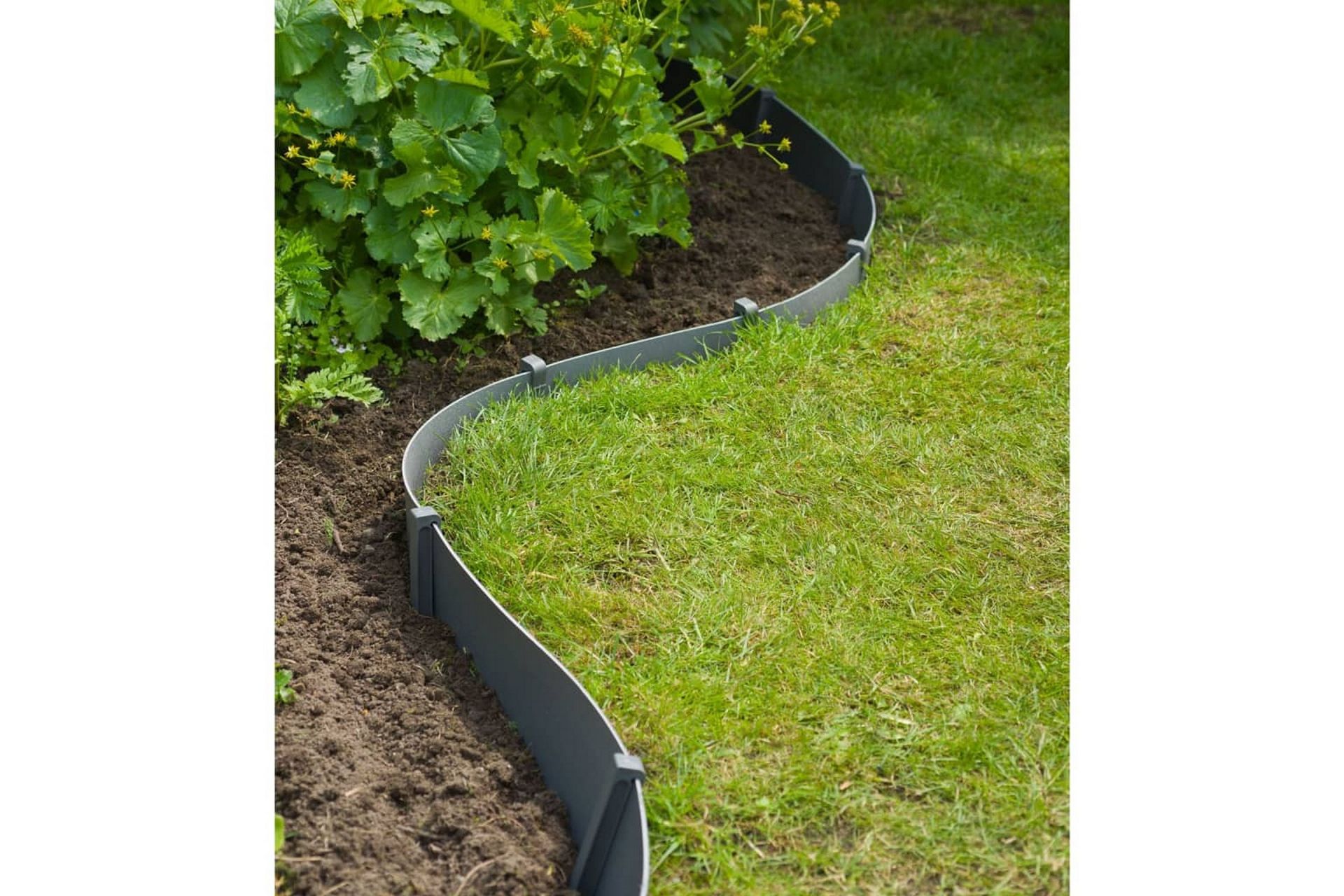Nature Hagekant 15cmx40m 3mm grå - Grå - Hage - Dyrking & hagearbeid - Dyrking - Plantestøtte - Bedkant