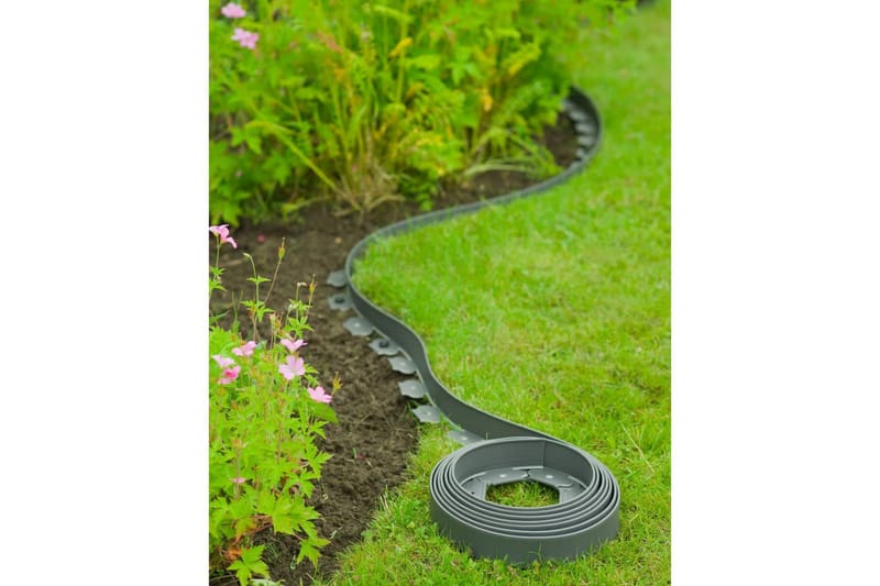 Nature Hagekant 5cmx10m grå - Grå - Hage - Dyrking & hagearbeid - Dyrking - Plantestøtte - Bedkant