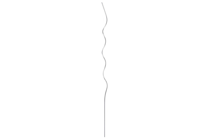 Spiralplantestøtter 5 stk 110 cm galvanisert stål - Hage - Dyrking & hagearbeid - Dyrking - Plantestøtte - Rosebue