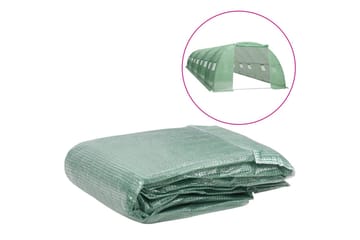 Erstattningstrekk til drivhus (32 m²) 400x800x200 cm grønn - Hage - Dyrking & hagearbeid - Dyrking - Planting & forkultivering - Plastnett & hagenett