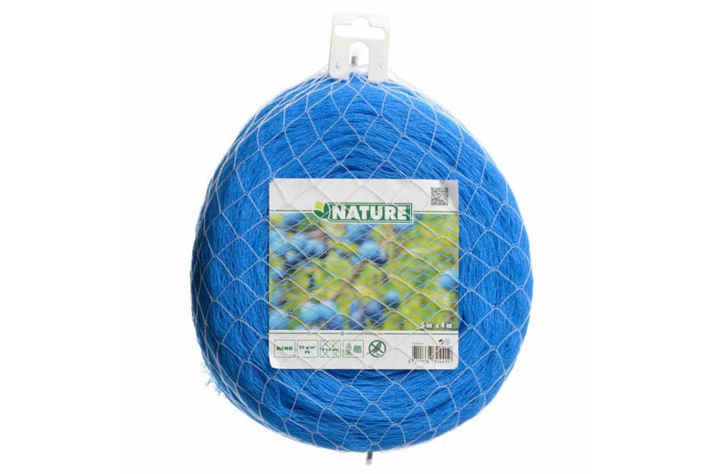 Nature Fuglenett Nano 10x4 m blå - Bærnett - Plastnett & hagenett