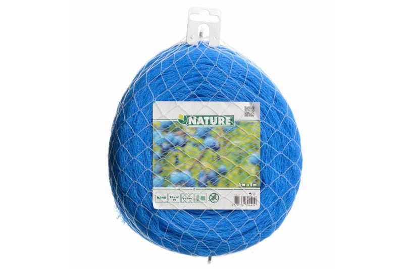 Nature Fuglenett Nano 5x4 m blå - Plastnett & hagenett - Bærnett