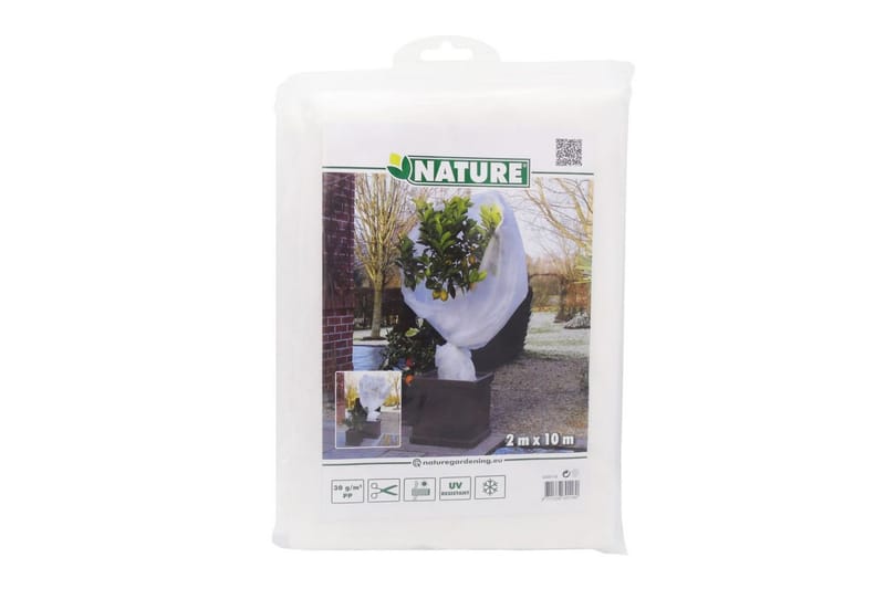 Nature Vintertrekk fleece 30 g/m² hvit 2x10 m - Bærnett - Plastnett & hagenett
