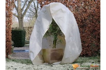 Nature Vintertrekk med glidelås fleece 70 g/m² beige 2x2,5 m - Hage - Dyrking & hagearbeid - Dyrking - Planting & forkultivering - Plastnett & hagenett