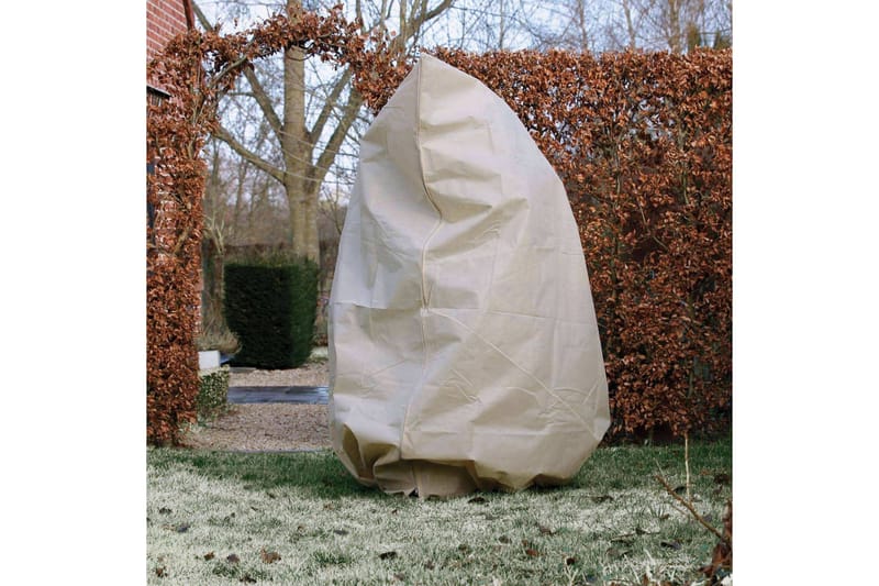 Nature Vintertrekk med glidelås fleece 70 g/m² beige 2x2,5 m - Hage - Dyrking & hagearbeid - Dyrking - Planting & forkultivering - Plastnett & hagenett