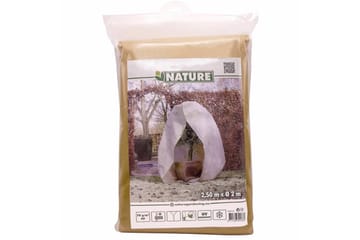 Nature Vintertrekk med glidelås fleece 70 g/m² beige 2x2,5 m - Hage - Dyrking & hagearbeid - Dyrking - Planting & forkultivering - Plastnett & hagenett