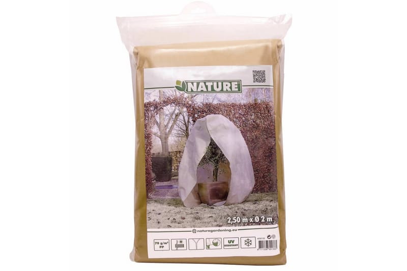 Nature Vintertrekk med glidelås fleece 70 g/m² beige 2x2,5 m - Hage - Dyrking & hagearbeid - Dyrking - Planting & forkultivering - Plastnett & hagenett