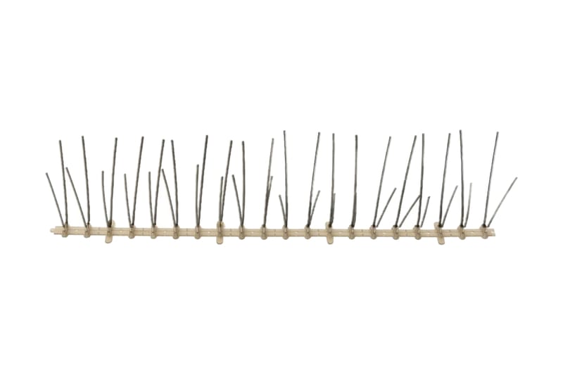 Fuglepigger 4 rader 20 stk plast 10m - Hage - Dyrking & hagearbeid - Dyrking - Skadedyrbekjempelse - Fuglepigger