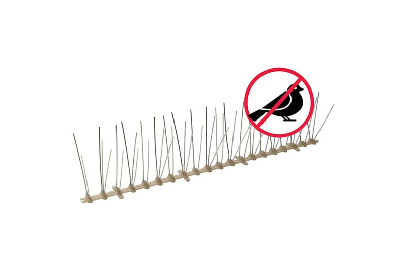 Fuglepigger 5 rader 20 stk plast 10m - Hage - Dyrking & hagearbeid - Dyrking - Skadedyrbekjempelse - Fuglepigger