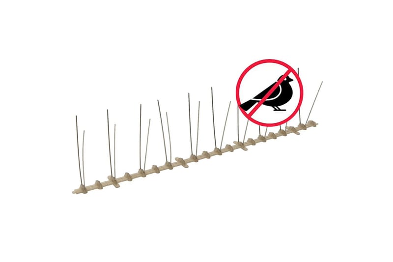 Fuglepigger 2 rader 20 stk plast 10 m - Hage - Dyrking & hagearbeid - Dyrking - Skadedyrbekjempelse - Fuglepigger