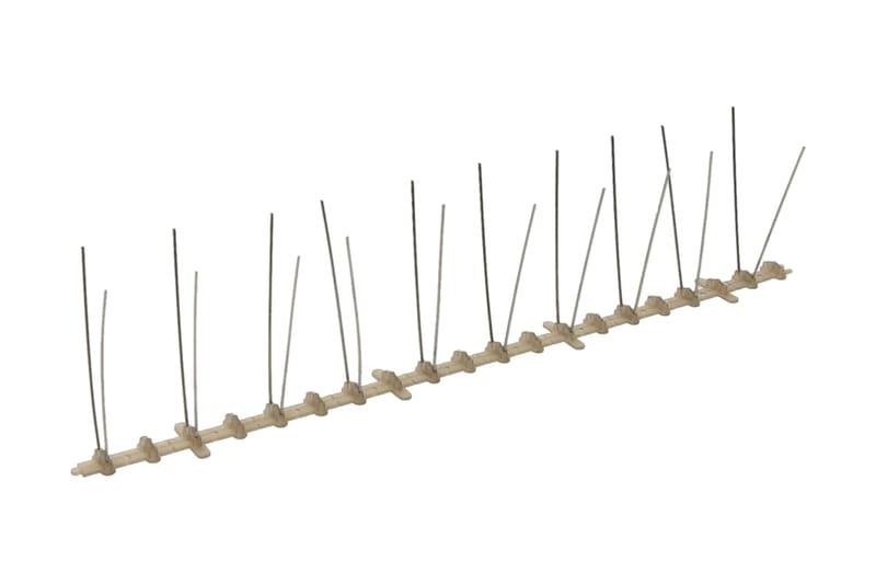 Fuglepigger 2 rader 20 stk plast 10 m - Hage - Dyrking & hagearbeid - Dyrking - Skadedyrbekjempelse - Fuglepigger