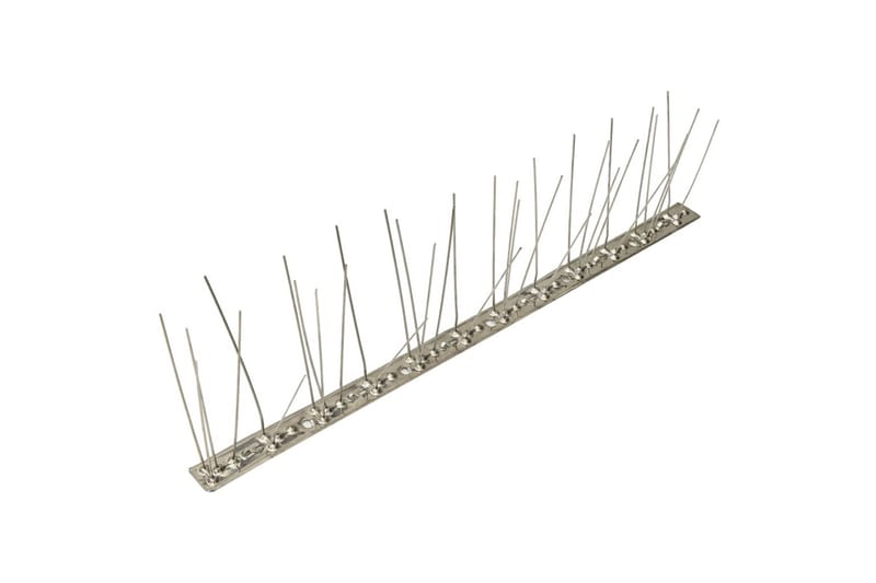 Fuglepigger 5 rader 40 stk rustfritt stål 20 m - Hage - Dyrking & hagearbeid - Dyrking - Skadedyrbekjempelse - Fuglepigger