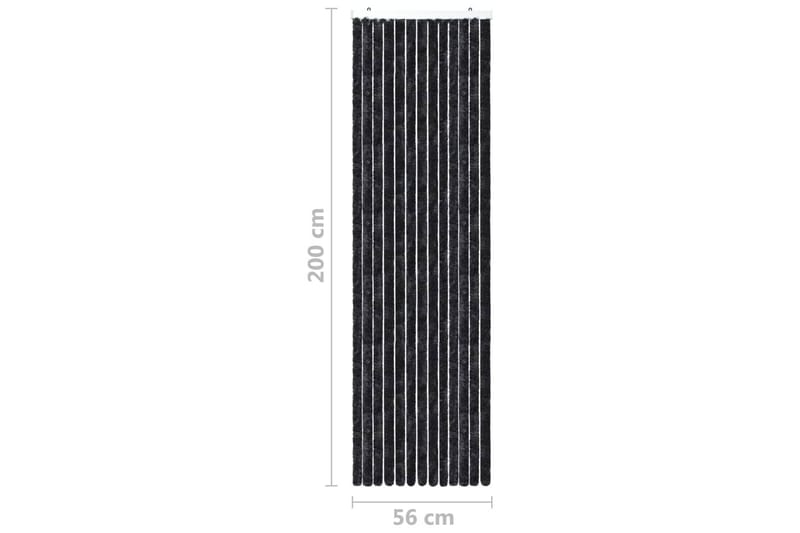 Insektgardin antrasitt 56x200 cm chenille - Antrasittgrå - Hage - Dyrking & hagearbeid - Dyrking - Skadedyrbekjempelse - Myggbeskyttelse