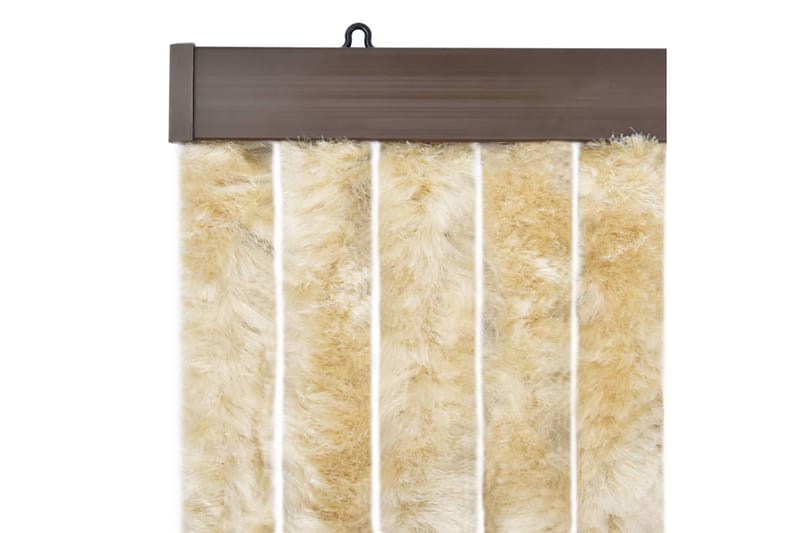 Insektgardin beige 90x200 cm chenille - Beige - Hage - Dyrking & hagearbeid - Dyrking - Skadedyrbekjempelse - Myggbeskyttelse
