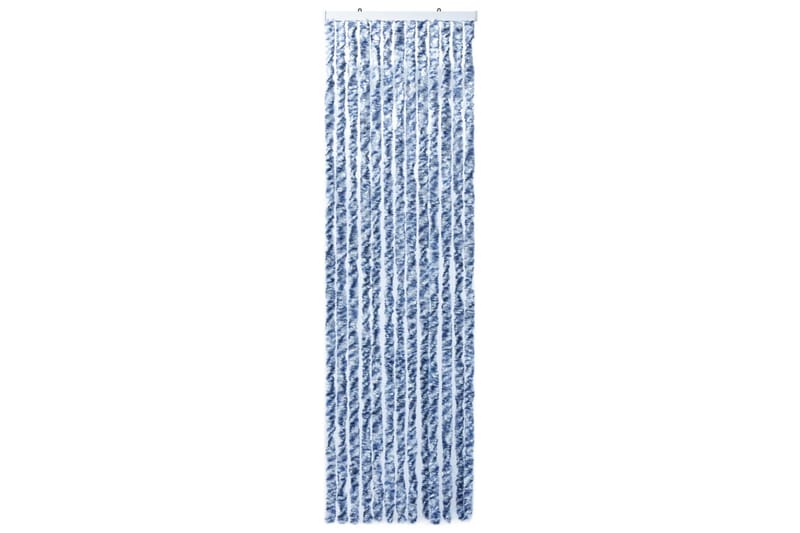 Insektgardin blå og hvit 56x200 cm chenille - Blå - Hage - Dyrking & hagearbeid - Dyrking - Skadedyrbekjempelse - Myggbeskyttelse