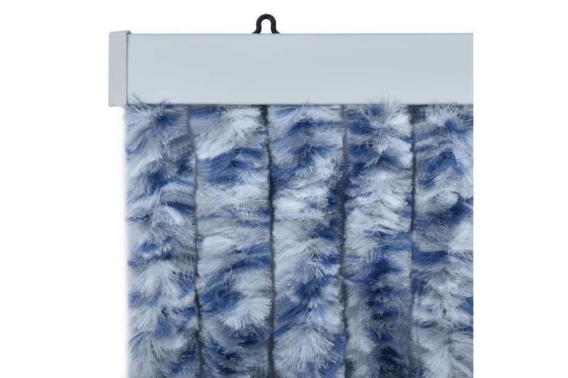 Insektgardin blå og hvit 56x200 cm chenille - Blå - Hage - Dyrking & hagearbeid - Dyrking - Skadedyrbekjempelse - Myggbeskyttelse