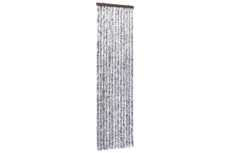 Insektgardin brun og beige 56x200 cm chenille - Brun - Hage - Dyrking & hagearbeid - Dyrking - Skadedyrbekjempelse - Myggbeskyttelse