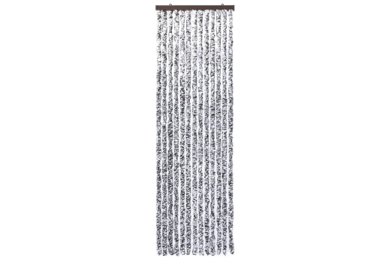 Insektgardin brun og beige 56x200 cm chenille - Brun - Hage - Dyrking & hagearbeid - Dyrking - Skadedyrbekjempelse - Myggbeskyttelse