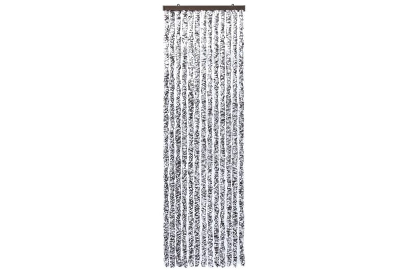Insektgardin brun og beige 90x200 cm chenille - Brun - Hage - Dyrking & hagearbeid - Dyrking - Skadedyrbekjempelse - Myggbeskyttelse