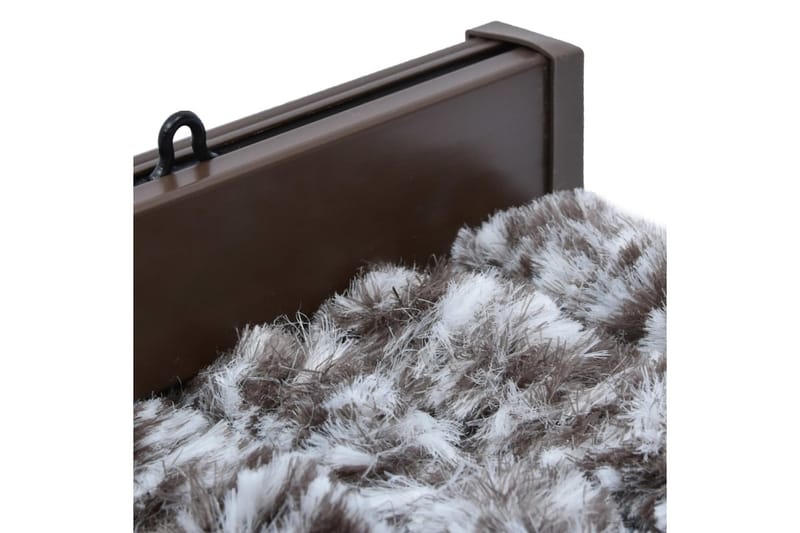 Insektgardin brun og beige 90x200 cm chenille - Brun - Hage - Dyrking & hagearbeid - Dyrking - Skadedyrbekjempelse - Myggbeskyttelse