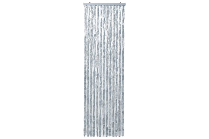 Insektgardin hvit og grå 56x200 cm chenille - Hage - Dyrking & hagearbeid - Dyrking - Skadedyrbekjempelse - Myggbeskyttelse