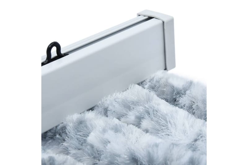 Insektgardin hvit og grå 90x200 cm chenille - Hvit - Hage - Dyrking & hagearbeid - Dyrking - Skadedyrbekjempelse - Myggbeskyttelse