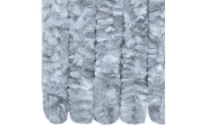 Insektgardin hvit og grå 90x200 cm chenille - Hvit - Hage - Dyrking & hagearbeid - Dyrking - Skadedyrbekjempelse - Myggbeskyttelse
