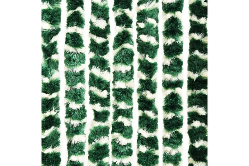 Insektsgardin grønn og hvit 56x185 cm chenille - grønn - Hage - Dyrking & hagearbeid - Dyrking - Skadedyrbekjempelse - Myggbeskyttelse