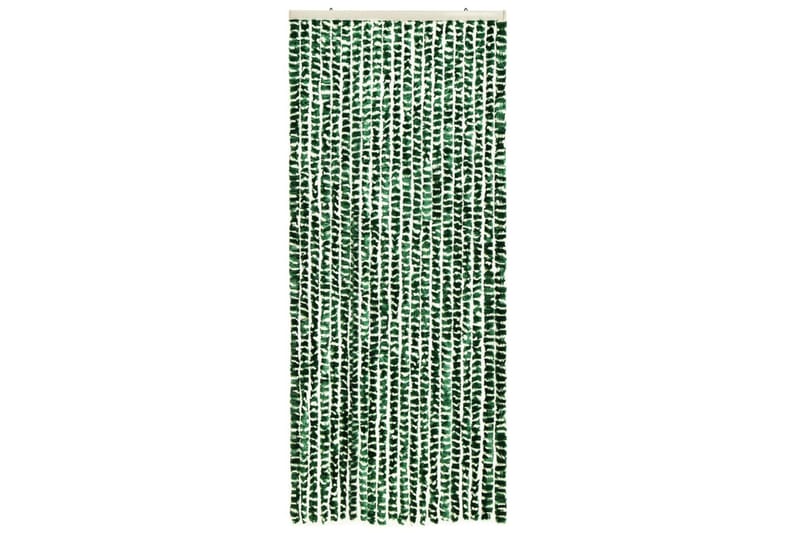 Insektsgardin grønn og hvit 56x185 cm chenille - grønn - Hage - Dyrking & hagearbeid - Dyrking - Skadedyrbekjempelse - Myggbeskyttelse