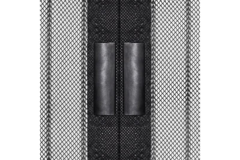 Insektsgardiner for dør 2 stk med magnetblokker 220x100 cm - Svart - Hage - Dyrking & hagearbeid - Dyrking - Skadedyrbekjempelse - Myggbeskyttelse