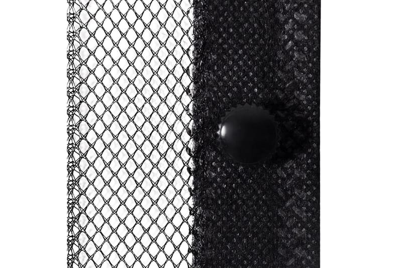 Insektsgardiner for dør 2 stk med magnetblokker 220x100 cm - Svart - Hage - Dyrking & hagearbeid - Dyrking - Skadedyrbekjempelse - Myggbeskyttelse
