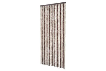 Insektgardin beige og lysebrun 90x220 cm chenille - Brun/Beige - Hage - Dyrking & hagearbeid - Dyrking - Skadedyrbekjempelse - Myggbeskyttelse