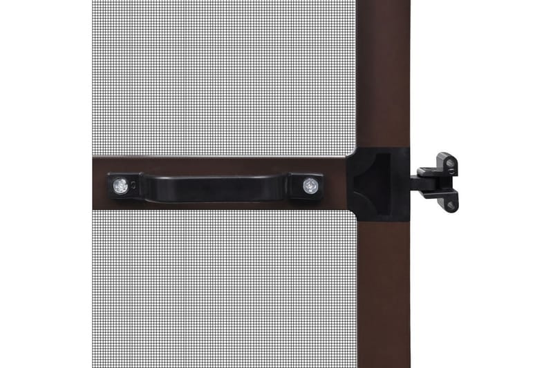 Insektnetting med hengsel for dører 100 x 215 cm brun - Hage - Dyrking & hagearbeid - Dyrking - Skadedyrbekjempelse - Myggbeskyttelse