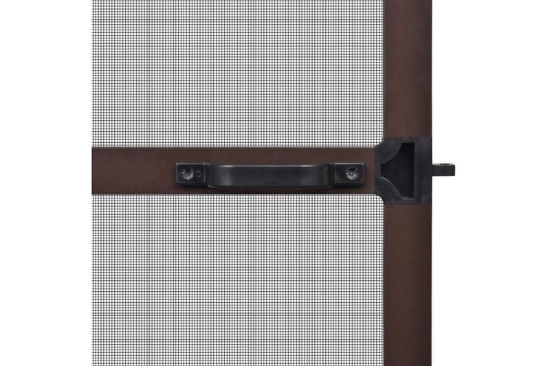 Insektnetting med hengsel for dører 100 x 215 cm brun - Hage - Dyrking & hagearbeid - Dyrking - Skadedyrbekjempelse - Myggbeskyttelse