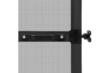 Insektskjerm med hengsler for dør antrasitt 120x240 cm - Antrasittgrå - Hage - Dyrking & hagearbeid - Dyrking - Skadedyrbekjempelse - Myggbeskyttelse