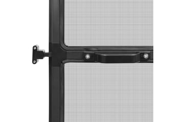 Insektskjerm med hengsler for dør antrasitt 120x240 cm - Antrasittgrå - Hage - Dyrking & hagearbeid - Dyrking - Skadedyrbekjempelse - Myggbeskyttelse
