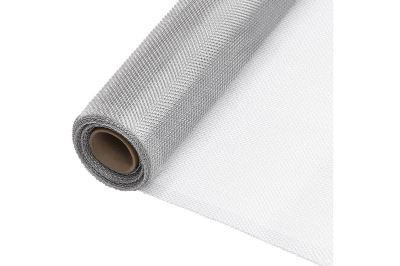 Nettingskjerm aluminium 80x2000 cm sølv - Silver - Hage - Dyrking & hagearbeid - Dyrking - Skadedyrbekjempelse - Myggbeskyttelse