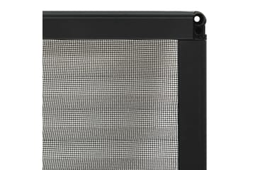 Plissert insektskjerm for vindu aluminium antrasitt 80x100cm - Antrasittgrå - Hage - Dyrking & hagearbeid - Dyrking - Skadedyrbekjempelse - Myggbeskyttelse