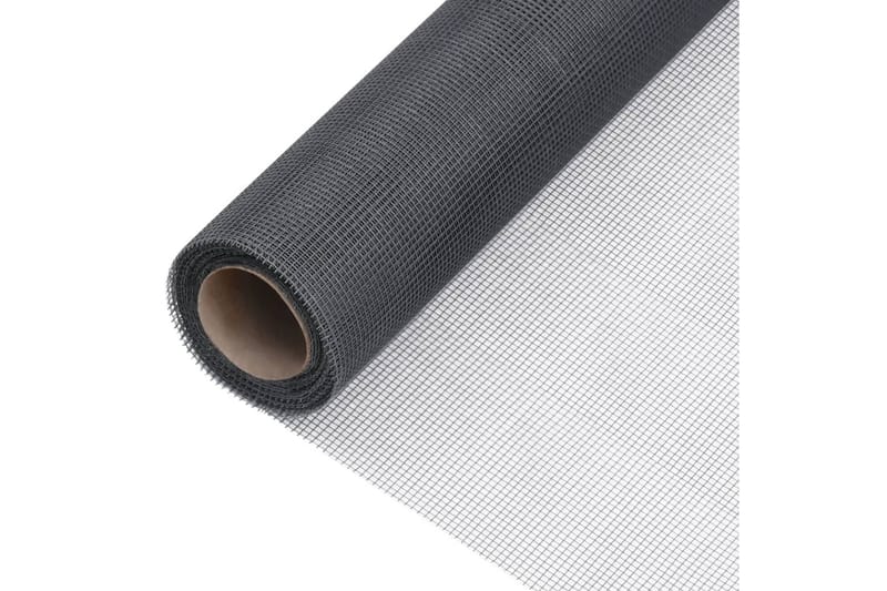 Nettingskjerm glassfiber 60x1000 cm grå - Grå - Friluftsutstyr - Myggnett - Myggbeskyttelse