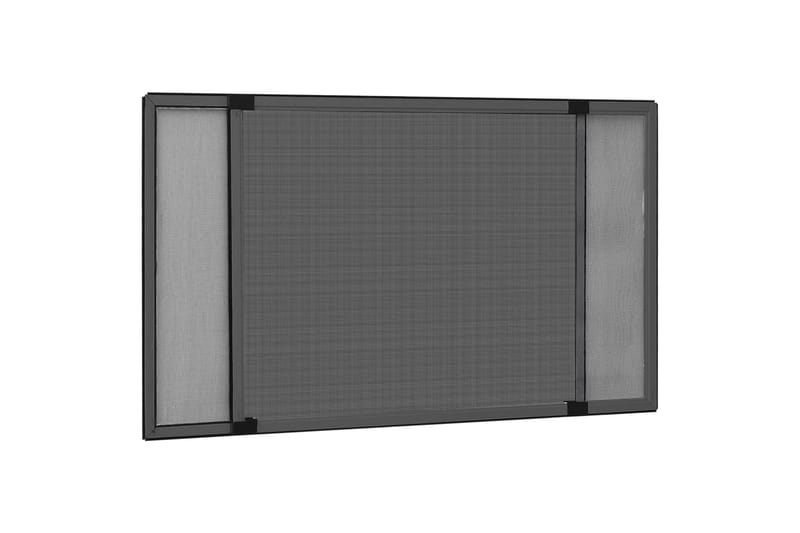 Utvidbar insektskjerm for vindu antrasitt (100-193)x75 cm - Antrasittgrå - Hage - Dyrking & hagearbeid - Dyrking - Skadedyrbekjempelse - Myggbeskyttelse