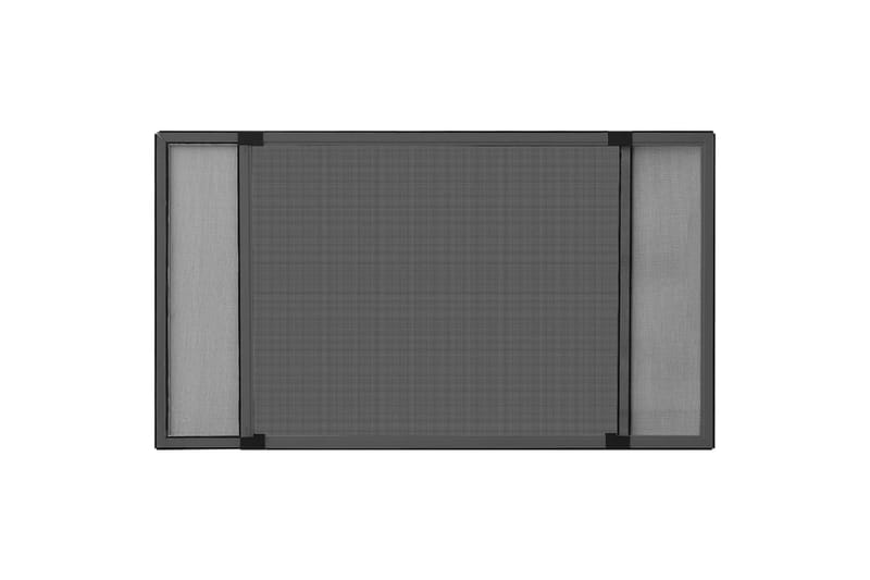 Utvidbar insektskjerm for vindu antrasitt (100-193)x75 cm - Antrasittgrå - Hage - Dyrking & hagearbeid - Dyrking - Skadedyrbekjempelse - Myggbeskyttelse