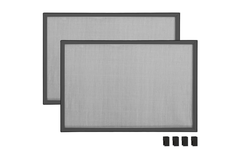 Utvidbar insektskjerm for vindu antrasitt (100-193)x75 cm - Antrasittgrå - Hage - Dyrking & hagearbeid - Dyrking - Skadedyrbekjempelse - Myggbeskyttelse
