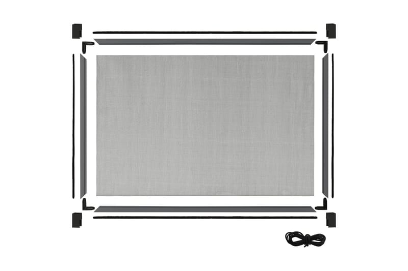 Utvidbar insektskjerm for vindu antrasitt (75-143)x50 cm - Antrasittgrå - Hage - Dyrking & hagearbeid - Dyrking - Skadedyrbekjempelse - Myggbeskyttelse