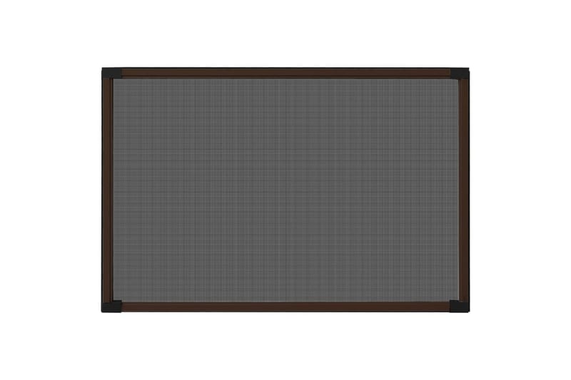 Utvidbar insektskjerm for vindu brun (75-143)x50 cm - Brun - Hage - Dyrking & hagearbeid - Dyrking - Skadedyrbekjempelse - Myggbeskyttelse