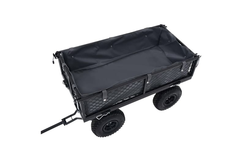 Duk til hagevogn mørkegrå 86x46x22 cm stoff - Grå - Hage - Dyrking & hagearbeid - Hageredskap & hageverktøy - Sekketralle & henger - Transportvogn & hagevogn