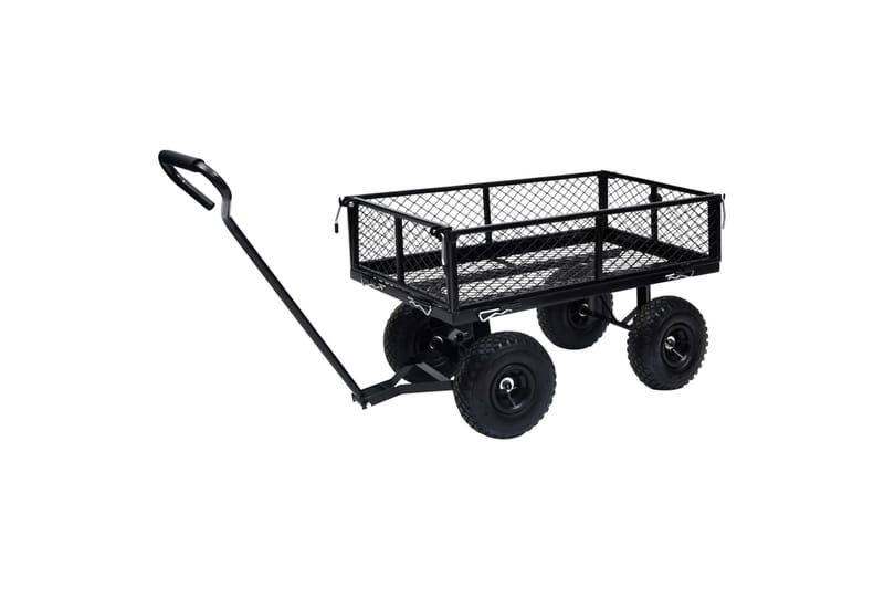 Håndtralle hage svart 250 kg - Hage - Dyrking & hagearbeid - Hageredskap & hageverktøy - Sekketralle & henger - Transportvogn & hagevogn