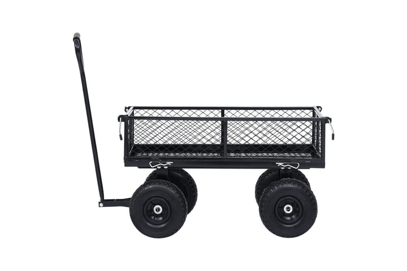 Håndtralle hage svart 250 kg - Hage - Dyrking & hagearbeid - Hageredskap & hageverktøy - Sekketralle & henger - Transportvogn & hagevogn
