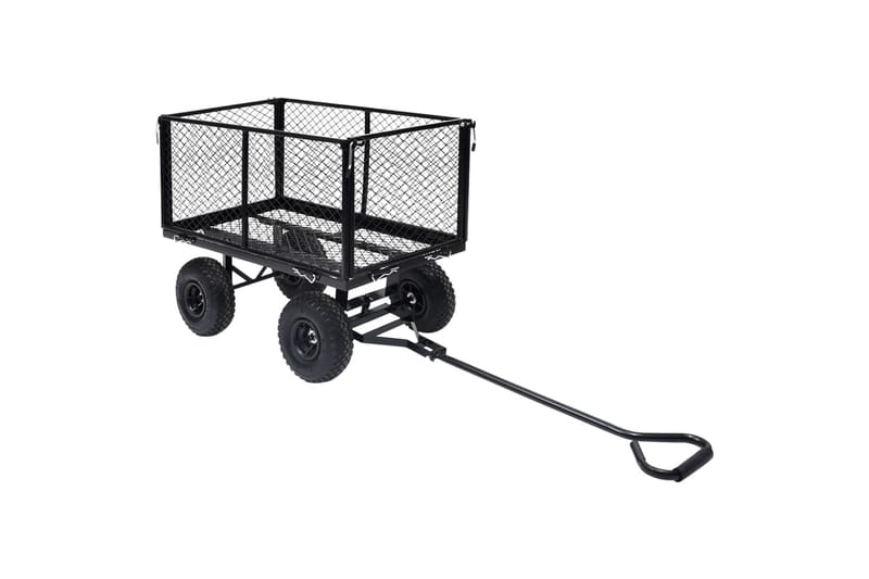 Håndtralle hage svart 350 kg - Hage - Dyrking & hagearbeid - Hageredskap & hageverktøy - Sekketralle & henger - Transportvogn & hagevogn