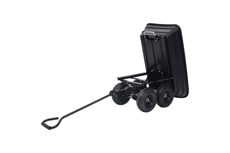 Hagetralle 300 kg 75L svart - Hage - Dyrking & hagearbeid - Hageredskap & hageverktøy - Sekketralle & henger - Transportvogn & hagevogn
