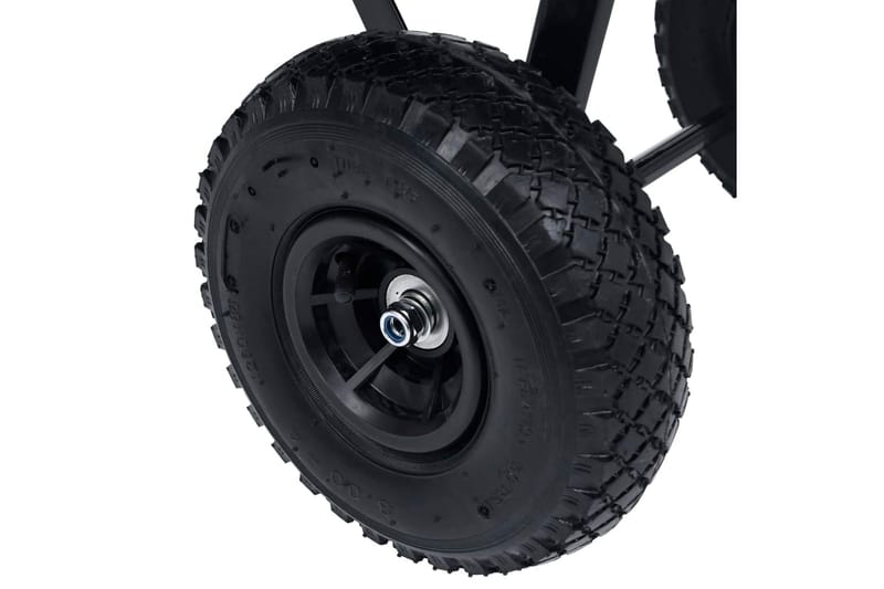 Hagetralle 300 kg 75L svart - Hage - Dyrking & hagearbeid - Hageredskap & hageverktøy - Sekketralle & henger - Transportvogn & hagevogn